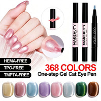 Pena Gel UV Satu Langkah untuk Cat Eye - Cat Kuku DIY Non-Toksik dalam Botol Desain Mewah