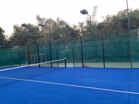 Terrain de padel portable pour exposition, démontage rapide, modèle de location, distributeur mondial en gros