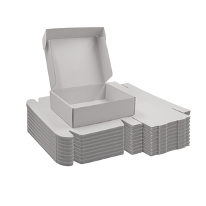 Boîte de papier de livraison postale personnalisée Boîte de papier kraft blanc Boîtes de papier postal - Product Image 1