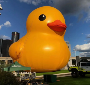 आउटडोर इंफ्लेटेबल बतख, जलरोधी एयरटाइट पीले बतख, 400d ऑक्सफोर्ड कपड़े सामग्री के साथ, खेल गतिविधियों के लिए उपयुक्त - Product Image 5