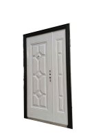 TECHTOP Offres Spéciales Portails en fer résistants aux intempéries Grille de porte en fer antirouille Catalogue de conception Porte en acier pour maison et villa