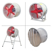 Ventilatore di flusso assiale industriale a prova di esplosione del motore del ventilatore di scarico a prova di esplosione portatile del ventilatore di scarico per azienda avicola