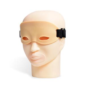 Peau d'entraînement en silicone pour le visage avec bandeau, modèle de formation pour maquillage permanent des sourcils et de l'eyeliner - Product Image 3