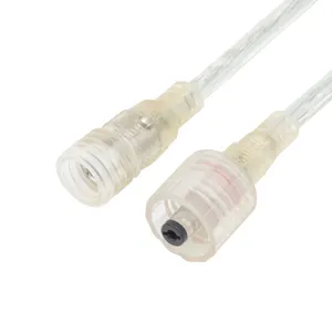 2*22AWG DC transparent waterproof plug IP65