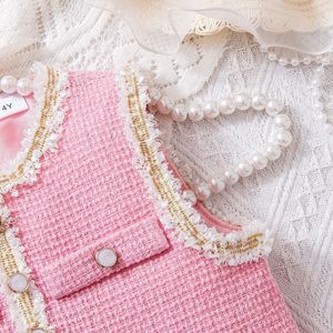 Vestidos de Lujo para Niñas de 4 a 7 Años, Vestido sin Mangas Estilo Princesa de Color Sólido para Niñas Pequeñas - Product Image 2