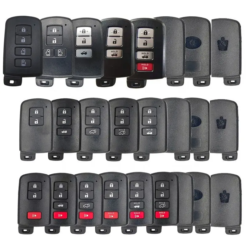 Factory wholesale hot car remote key replacement shell 2 3 4 keys folding key protection cover Car remote control