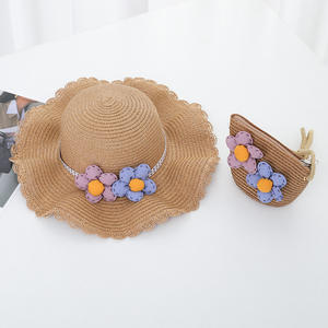 Vente <span class=keywords><strong>en</strong></span> gros de sombreros Luffy Polynésie à la mode pour enfants de haute qualité, chapeau de plage <span class=keywords><strong>en</strong></span> paille sans couronne pour enfants - Product Image 6