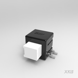 XKB Connection XKB5858-W-F-75 สวิตช์ปุ่มกดแบบมุมฉาก SMD 100mA 30V 2.5N ปุ่มสี่เหลี่ยมสีขาว ROHS - Product Image 1