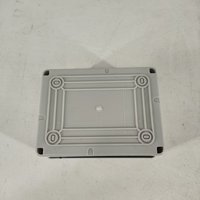 Boîtier de jonction électrique étanche en plastique ABS DE161277 160x120x77mm Gris pour projets extérieurs