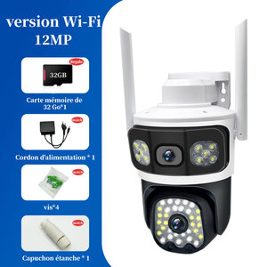 LEVOFAST Nueva lente dual Tres pantallas 2 + 2MP Interior WiFi Exterior Cámara de red 4G Seguimiento automático Cámara de seguridad - Product Image 6