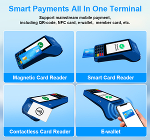 <span class=keywords><strong>Android</strong></span> 10 dữ liệu không dây cầm tay mini POS thiết bị đầu cuối với NFC và máy in z60a - Product Image 3