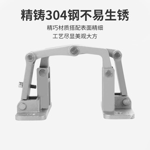Charnières de porte encastrées en acier inoxydable 304, robustes et résistantes, pour porte en pierre - Product Image 3