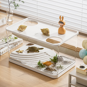 Pet Material Fish <strong>Tank</strong> Plastic Climbing Pet Ecological <strong>Tank</strong> Household Ornamental Fish Breeding <strong>Tank</strong> - Product Image 2