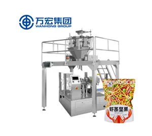 Automatic 10 Heads Packing Machine 1000 Grams Filling And Packaging Machine 1kg Stand Up Zipper Bag Doypack Packing Machine