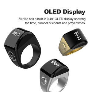 Anillo de oración con vibración 2026, contador digital inteligente de Zikr para musulmanes, Tasbih, brújula Qibla, alarma electrónica de Azan - Product Image 3