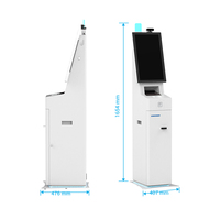 Imprimante de carte d'embarquement au sol avec option Scanner intégré Kiosque d'enregistrement en libre-service pour l'air