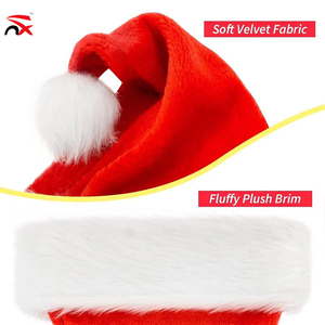 Gorros Navideños Promocionales Personalizados de Poliéster para Bebés y Adultos, Gorros de Santa Claus para Fiestas Navideñas - Product Image 4