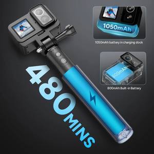 Caméra d'action SJ20 à double objectif et double mode, 20MP, écran tactile <span class=keywords><strong>4K</strong></span>, étanche 5m et 30m, avec étui pour le cyclisme et le ski - Product Image 3