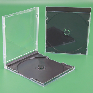 Yuzmei nhựa 10.4mm đôi PS CD Jewel trường hợp 5.2mm mỏng duy nhất thay thế Jewel trường hợp khay màu đen DVD CD Bluray đĩa bao bì - Product Image 3