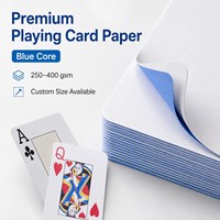 Carton de jeu de cartes personnalisé en papier coloré bleu, violet, vert, rouge, gris pour la fabrication de cartes de poker haut de gamme et de cartes à collectionner (TCG)