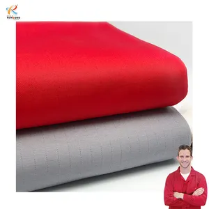 Rundong high quality custom workwear uniform Industry 100% polyester twill antistatic fabric