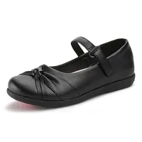 बच्चों काले लड़की की पट्टा स्कूल वर्दी पोशाक जूता मैरी जेन फ्लैट (बच्चा/छोटे से बच्चे)