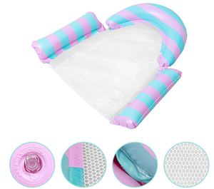Lettino Gonfiabile 3-in-1 per Piscina, Amaca Galleggiante Multifunzione per Adulti, Materassino Galleggiante per Piscina, Spiaggia e <span class=keywords><strong>Mare</strong></span> - Product Image 4