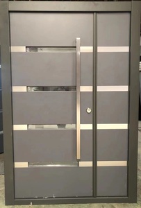 Porta d'Ingresso in Acciaio di Sicurezza <span class=keywords><strong>con</strong></span> Isolamento Termico e Superficie Rifinita per Supermercati, Magazzini, Ville, Scuole, Garanzia di 2 Anni - Product Image 4