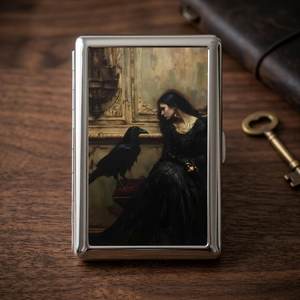 Accessoires pour fumeurs, étui à cigarettes rectangulaire en acier inoxydable, couvercle rabattable, moderne, luxueux, portable, plusieurs styles - Product Image 6