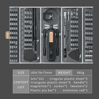 Juego de Destornilladores de Precisión Beathome 180 en 1 - Kit de Herramientas de Reparación de Teléfonos Móviles Profesional de Alta Calidad con Personalización OEM