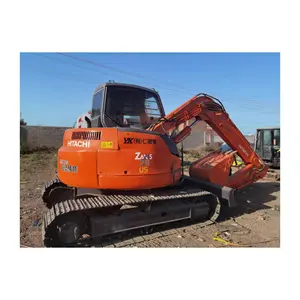 Fornecedor de dez anos de máquina escavadora usada Mini HITACHI ZX75 Digger em promoção na China