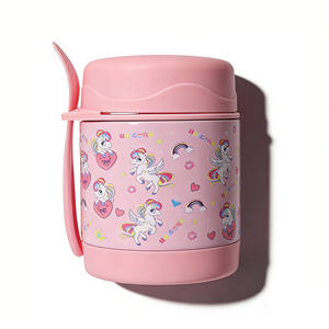 Thermos à double paroi <span class=keywords><strong>en</strong></span> acier inoxydable 304, récipient alimentaire portable avec cuillère, vente directe d'usine <span class=keywords><strong>en</strong></span> gros - Product Image 1