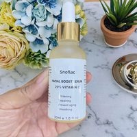 Sérum pour le visage à l'acide hyaluronique, soin de la peau du visage, blanchissant, naturel, biologique, sérum à la vitamine C, étiquette privée OEM, MOQ 100 pièces