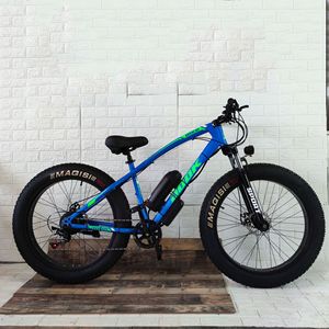 Vélo de montagne électrique Dook, pneus larges de 26 pouces, moteur à moyeu arrière, batterie au lithium, vélo tout-terrain pour adultes - Product Image 3
