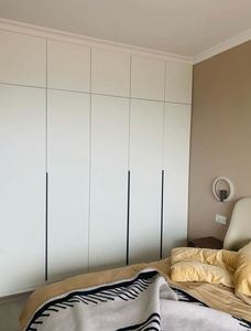 เฟอร์นิเจอร์ห้องนอนโลหะแบบมือจับตู้เสื้อผ้าหรูหราทันสมัยเฟอร์นิเจอร์ห้องนอนโลหะแบบสั่งทำระดับไฮเอนด์ - Product Image 3