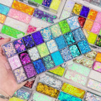 Palette de fards à paupières scintillants métalliques imperméables pour Halloween, 24 couleurs, gel pailleté pour le visage et le corps, multi-chrome, végan, sécurité, foncé/clair