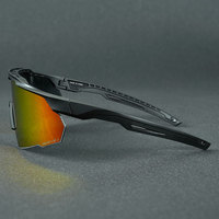 Lunettes de sport de sécurité ANSI Z87 UV400 avec verres interchangeables, monture TR90, en stock, vente en gros d'usine OEM, sans logo