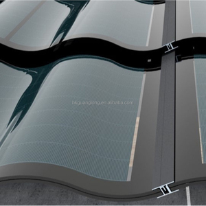 Tuiles solaires pour villa, tuiles photovoltaïques pour la production d'énergie solaire, panneaux solaires pour surfaces planes. - Product Image 5