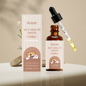 טיפות פרוביוטיקה טבעיות לכלבים 60 מיליליטר גליצרין צמחי תמצית צמחים לעיכול, חיזוק מערכת החיסון, תיאבון ותמיכה תזונתית לחיות מחמד, אספקת מפעל - Product Image 2