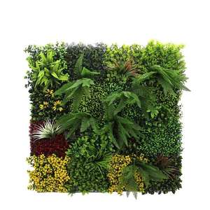 Décoration d'herbe Conception artificielle Toile de fond intérieure Plante UV Décoration extérieure de haute qualité Système de mur vert <span class=keywords><strong>Jardin</strong></span> vertical - Product Image 5