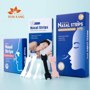 RUNKANG strip hidung kelas medis transparan Logo kustom kualitas tinggi bersertifikasi CE kinerja tepat napas besar - Product Image 3
