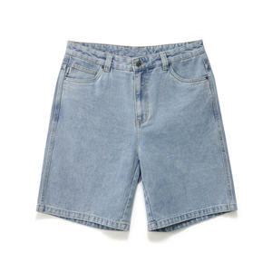 กางเกงยีนส์ขาสั้นผู้ชายทรงตรงทันสมัย สวมใส่สบาย เหมาะสำหรับทุกวัน ดีไซน์คลาสสิก น้ำหนักเบา - Product Image 1