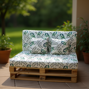 Coussin de palet en mousse haute densité 12 cm - Coussin de siège et oreiller - Product Image 2