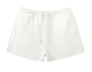 <b>Elastic</b> <b>Waistband</b> 350G Fleece Loose <b>Shorts</b> With Drawstring And Pockets Solid Color Casual <b>Men's</b> <b>Short</b> <b>Shorts</b> - Product Image 4