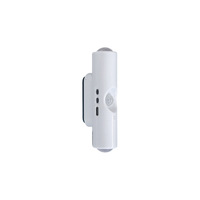 Veilleuse murale moderne minimaliste à double œil de chat, à détection de mouvement, LED RGB, éclairage d'ambiance pour cuisine