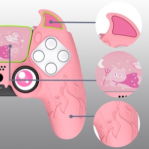 เคสซิลิโคนกันลื่นลายคาวาอี้สำหรับจอย PS5 - Product Image 5