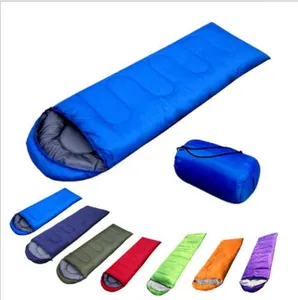 Bán Hot 170T Polyester Túi Ngủ Đầy Đủ Mùa Đông Saco De Dormir Cắm Trại Ngoài Trời Envolpe Cho Cắm Trại Túi Ngủ