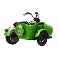 Scooter électrique à trois roues avec GPS, pliable, étanche, longue autonomie, Citycoco, Streetbikes, tout-terrain, side-car