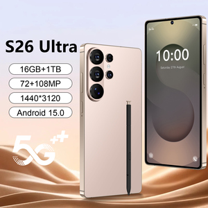 Teléfono Inteligente S26 Ultra 5G Desbloqueado, Versión Global, 16 GB + 1 TB, Deca Core, Pantalla HD <span class=keywords><strong>de</strong></span> 108 MP, Doble SIM, Batería <span class=keywords><strong>de</strong></span> 8000 mAh, Android, Francés - Product Image 1