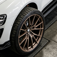 Rines de Aleación Forjados con Recubrimiento Completo de Bronce de 21 Pulgadas 5x114.3 para Vehículos Eléctricos y SUV Tesla Toyota Honda Mazda